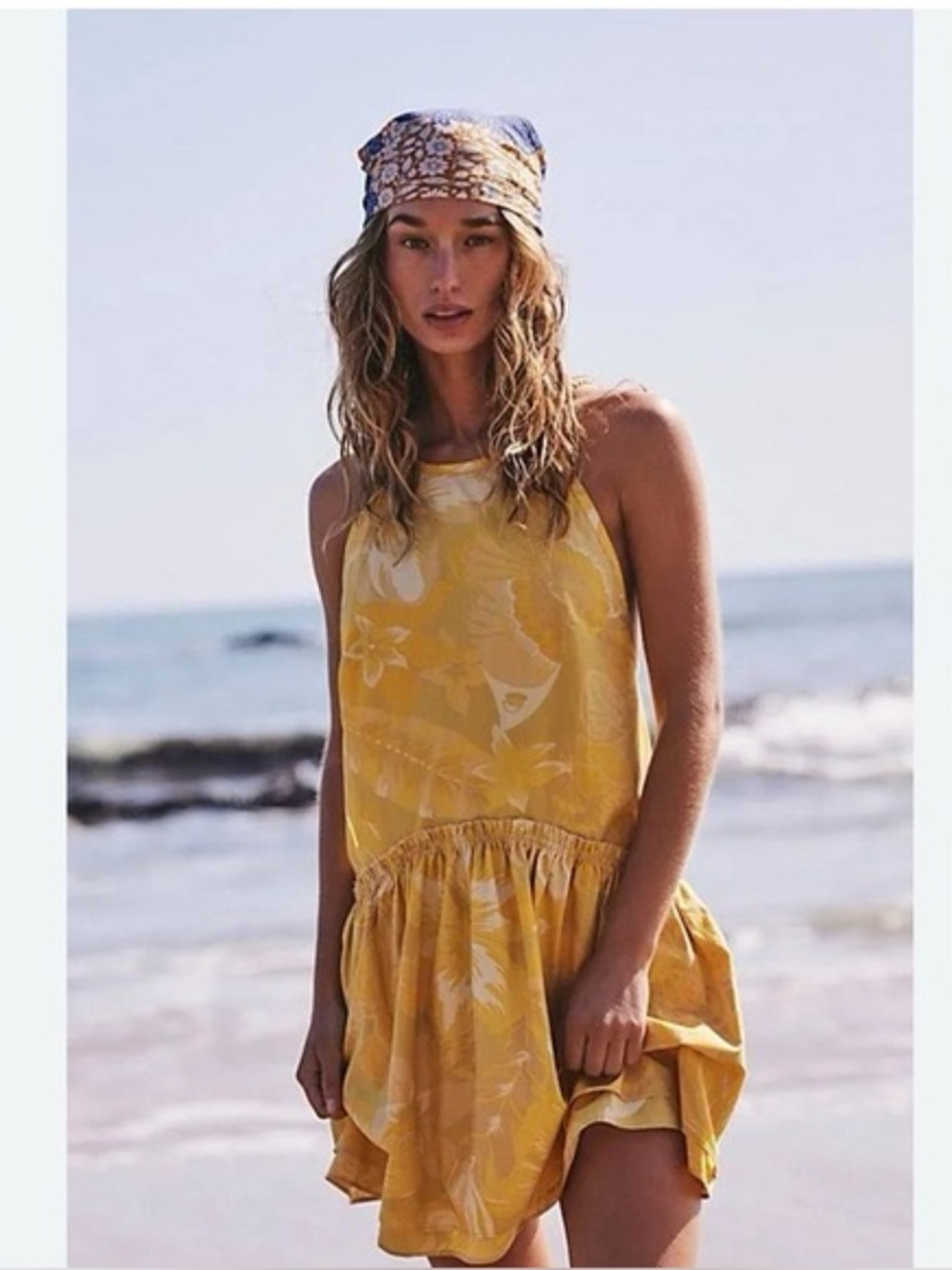 Free People Deserted Island Mini Dress